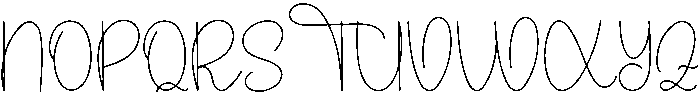 Summer Regular otf (400) Font UPPERCASE