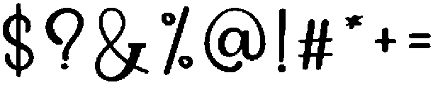Summer Regular otf (400) Font OTHER CHARS