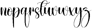 Summer Regular otf (400) Font LOWERCASE