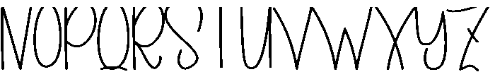 Summer Regular ttf (400) Font LOWERCASE