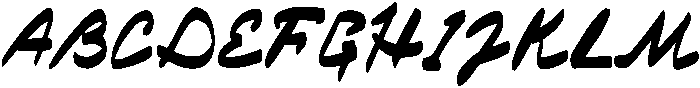Summer Rush Regular otf (400) Font UPPERCASE