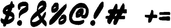 Summer Rush Regular ttf (400) Font OTHER CHARS