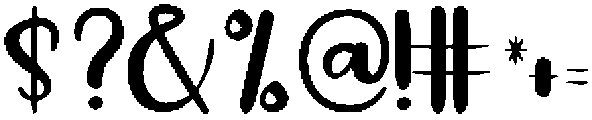 Summer Vacation Regular otf (400) Font OTHER CHARS