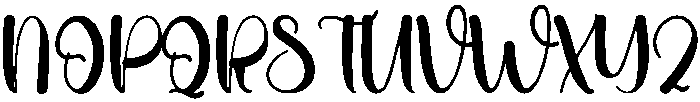 Summer Vacation Regular otf (400) Font UPPERCASE