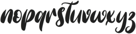 Summer Vibrant Italic otf (400) Font LOWERCASE