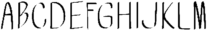 SummerCAMP Regular otf (400) Font UPPERCASE