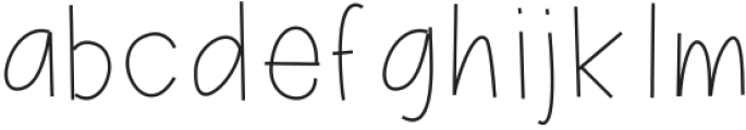 SummerSpritzerThin ttf (100) Font LOWERCASE