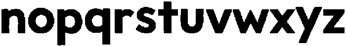 SummerhouseSans Regular otf (400) Font LOWERCASE