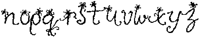 Summerland Regular otf (400) Font LOWERCASE