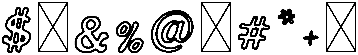 SummerlandOutline Regular otf (400) Font OTHER CHARS