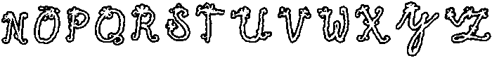 SummerlandOutline Regular otf (400) Font UPPERCASE