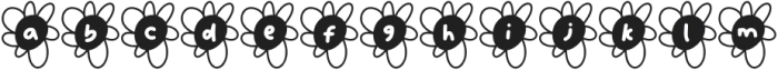 Sun Flower otf (400) Font LOWERCASE