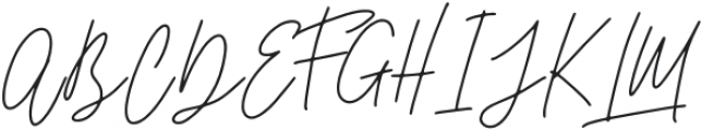 Sun LIght Regular otf (300) Font UPPERCASE
