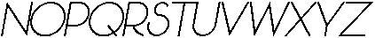 Sun Pepper Italic ttf (400) Font UPPERCASE