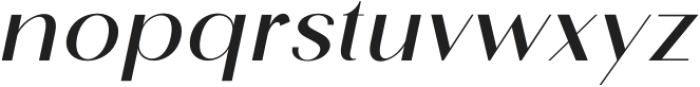 SunGold-Italic otf (400) Font LOWERCASE