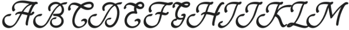 Sundala Script Bold otf (700) Font UPPERCASE