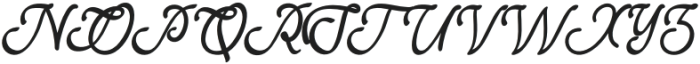 Sundala Script Bold otf (700) Font UPPERCASE