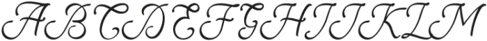 Sundala Script Regular otf (400) Font UPPERCASE