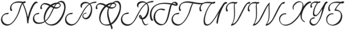 Sundala Script Regular otf (400) Font UPPERCASE