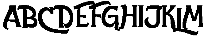 Sundance Cowboy Regular otf (400) Font UPPERCASE