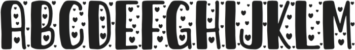 Sunday Best Love otf (400) Font UPPERCASE