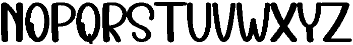 Sunday Birthday Regular otf (400) Font UPPERCASE