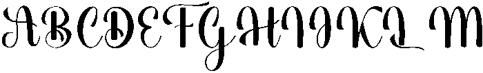Sunday Birthday Regular otf (400) Font UPPERCASE