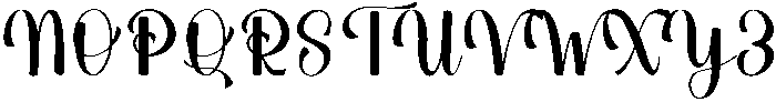 Sunday Birthday Regular otf (400) Font UPPERCASE