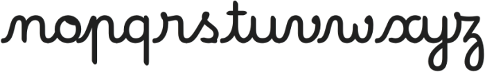 Sunday Break Regular otf (400) Font LOWERCASE