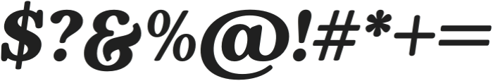 Sunday Breaks Italic otf (400) Font OTHER CHARS