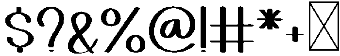 Sunday Bright Regular otf (400) Font OTHER CHARS
