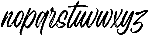 Sunday Brightside Regular otf (400) Font LOWERCASE