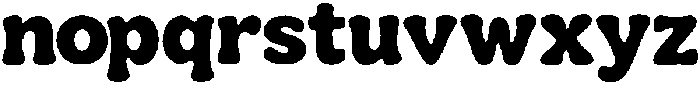 Sunday Bubbly Regular otf (400) Font LOWERCASE