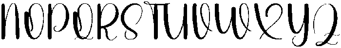 Sunday Calligraphy Regular otf (400) Font UPPERCASE