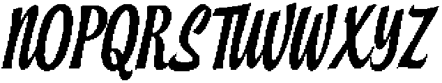 Sunday Chatt Italic otf (400) Font UPPERCASE