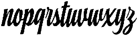 Sunday Chatt Italic otf (400) Font LOWERCASE