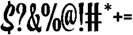 Sunday Chatt otf (400) Font OTHER CHARS