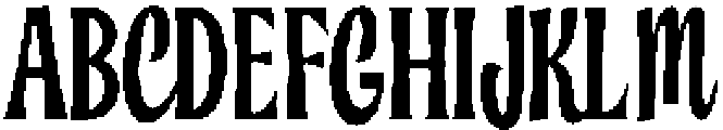 Sunday Chatt otf (400) Font UPPERCASE