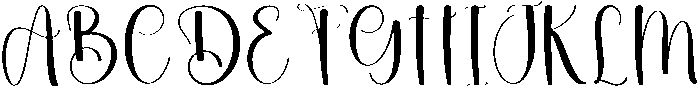 Sunday Christmas Regular otf (400) Font UPPERCASE