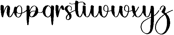 Sunday Christmas Regular otf (400) Font LOWERCASE