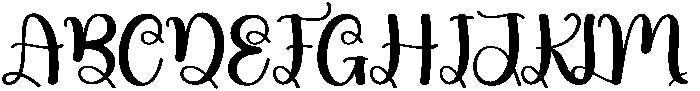 Sunday Christmas Regular otf (400) Font UPPERCASE