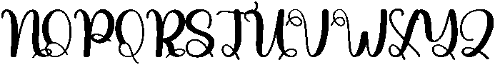 Sunday Christmas Regular otf (400) Font UPPERCASE