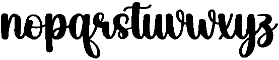 Sunday Christmas Regular otf (400) Font LOWERCASE