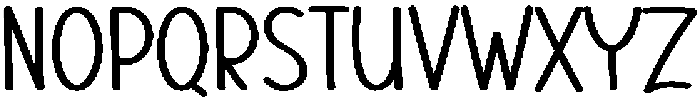 Sunday Chunky Regular otf (400) Font UPPERCASE