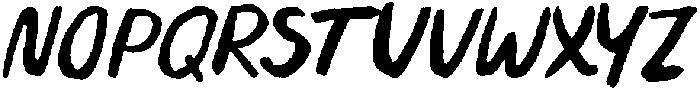 Sunday Draft Script otf (400) Font UPPERCASE