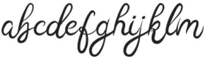 Sunday Dreams Regular otf (400) Font LOWERCASE