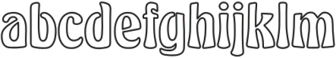 Sunday Easter Outline otf (400) Font LOWERCASE