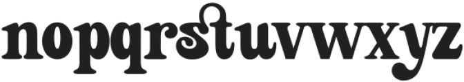 Sunday Eighties Regular otf (400) Font LOWERCASE