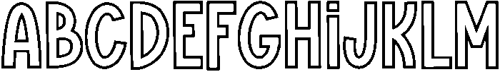 Sunday Handmade Regular otf (400) Font UPPERCASE