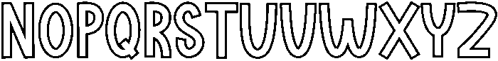 Sunday Handmade Regular otf (400) Font UPPERCASE
